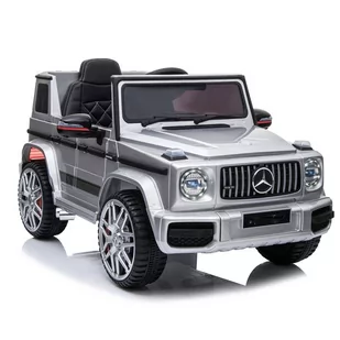 Mercedes G63 AMG Srebrny Lakier /bbh0003 - Pojazdy elektryczne dla dzieci - miniaturka - grafika 1