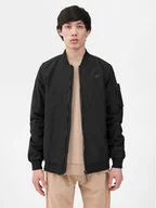 Kurtki męskie - 4F Kurtka bomber 4FWSS24TJACM151 Czarny Regular Fit - miniaturka - grafika 1
