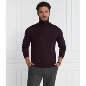 Swetry męskie - BOSS BLACK Wełniany golf Musso-P | Slim Fit - miniaturka - grafika 1