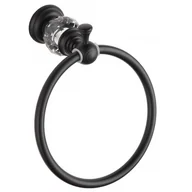 Wieszaki łazienkowe - Wieszak na ręcznik MEXEN Estela, czarny - miniaturka - grafika 1