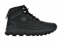 Moda i Uroda OUTLET - BUTY jesienno zimowe męskie BIG STAR MM174016 sportowe czarne za kostkę 41 - miniaturka - grafika 1