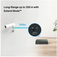 Switche - Switch TP-Link 5-Port Gigabit Desktop Switch with 4-Port PoE+ MS105GP - miniaturka - grafika 1