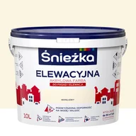 Farby zewnętrzne - Farba elewacyjna akrylowa 10 l Waniliowy Śnieżka - miniaturka - grafika 1