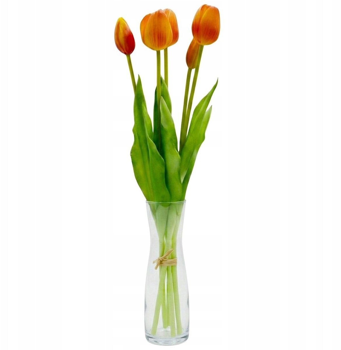 Saska Garden BUKIET 5 TULIPANÓW POMARAŃCZOWYCH 39CM