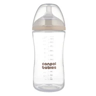 Butelki dla niemowląt - Butelka CANPOL BABIES Nature Shape 330 ml - miniaturka - grafika 1