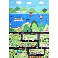 Dywany dla dzieci - Dywan dziecięcy wielokolorowy 80 x 150 cm 4037 - miniaturka - grafika 1