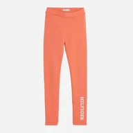 Spodnie i spodenki dla dziewczynek - Legginsy młodzieżowe dziewczęce Tommy Hilfiger KG0KG07410-XKI 172 cm Pomarańczowe (8720644050156) - miniaturka - grafika 1
