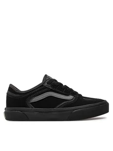 Vans Tenisówki Jn Rowley Classic VN000E52FOH1 Czarny - Buty dla dziewczynek - miniaturka - grafika 1