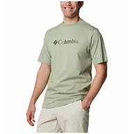Koszulki sportowe męskie - Koszulka męska Columbia CSC Basic Logo Tee Rozmiar: XXL / Kolor: jasnozielony - miniaturka - grafika 1