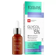 Peelingi i scruby do twarzy - Eveline Cosmetics Glycol Therapy 5-minutowy wygładzający peeling kwasowy 18.0 ml - miniaturka - grafika 1