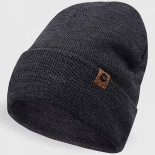 Czapka Zimowa HI-TEC Dwuwarstwowa Szara Ciemna MABO-DARK GREY - Czapki męskie - miniaturka - grafika 1