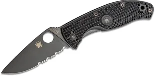 Spyderco Tenacious Black FRN Czarna Ostrze C122PSBBK - Scyzoryki - miniaturka - grafika 1