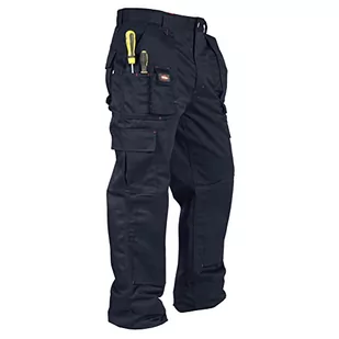 Lee Cooper męskie bojówki, luźne spodnie robocze - Morskie - 34W / R LEG - Spodnie męskie - miniaturka - grafika 1