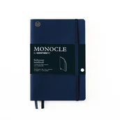 Notesy i bloczki - Notatnik Monocle by Leuchtturm1917 Paperback B6+, Miękka Oprawa, Kropki, Granatowy - miniaturka - grafika 1