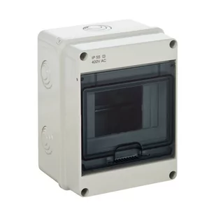 Rozdzielnica modułowa hermetyczna 1x5 natynkowa Ip - Bezpieczniki elektryczne - miniaturka - grafika 1