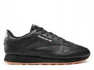 Buty sportowe damskie - Buty Damskie Reebok 100008498 Classic Leather Czarne 38,5 - miniaturka - grafika 1