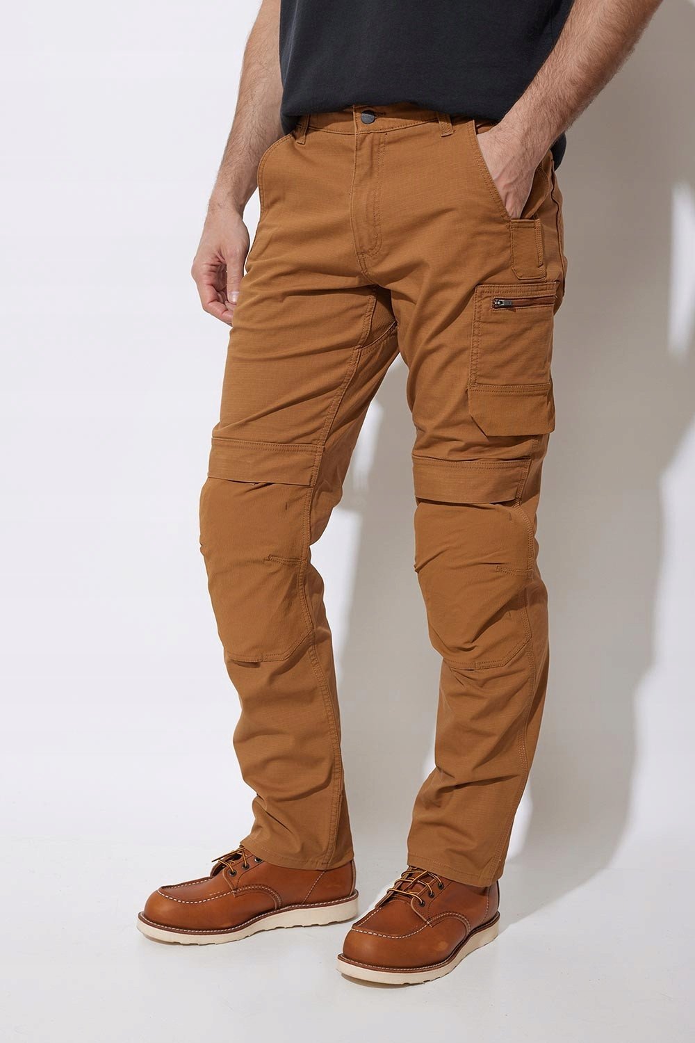 Spodnie Robocze Carhartt Steel Rugged Brown
