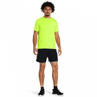 Spodenki męskie - Męskie spodenki treningowe Under Armour UA Tech Woven Wordmark Short - czarne - miniaturka - grafika 1