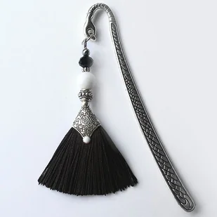 Biały jadeit - elegancka zakładka - Zakładki do książek - miniaturka - grafika 1