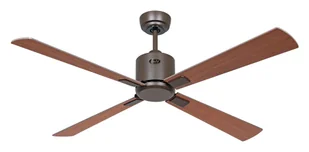 Energooszczędny wentylator sufitowy ze zdalnym sterowaniem Eco Neo III WiFi 132 cm brązowy orzech / łopatki z drewna wiśniowego - Wentylatory sufitowe - miniaturka - grafika 1