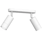 Lampy sufitowe - Techniczna, podwójna listwa sufitowa ze spotami LX 5192 z serii LINK - miniaturka - grafika 1