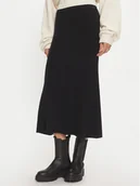 Spódnice - Calvin Klein Spódnica midi K20K207688 Czarny Regular Fit - miniaturka - grafika 1