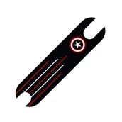 Akcesoria do skatingu - Mata Antypoślizgowa Kapitan Ameryka Dla Xiaomi Mijia Electric Scooter M365 - miniaturka - grafika 1