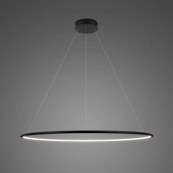 Altavola Design nowoczesna lampa Ledowe Okręgi No. 1 100cm czarna in 4k LA073/P_100_in_4k_black