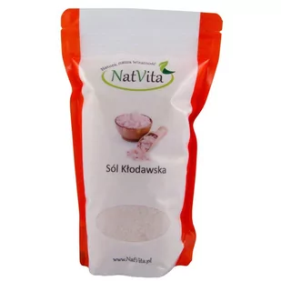 NATVITA Natvita Sól Kłodawska  różowa Miałka 700G - Sól - miniaturka - grafika 1