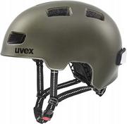 Kaski rowerowe - UVEX City 4 Helmet, zielony 55-58cm 2022 Kaski miejskie i trekkingowe S4100500615 - miniaturka - grafika 1
