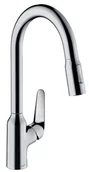 Baterie kuchenne - Hansgrohe Focus M42 sBox bateria kuchenna stojąca z wyciąganą wylewką chrom 71820000 - miniaturka - grafika 1