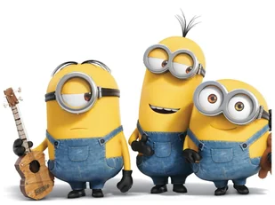 Dekoracyjny opłatek tortowy Minionki - A4 - Ciasta i półprodukty do ciast - miniaturka - grafika 1