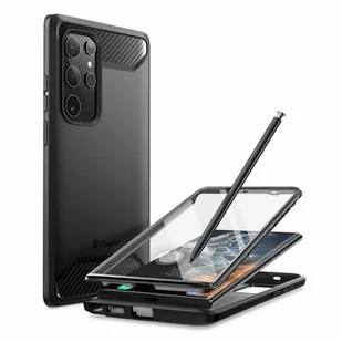 Supcase Etui Clayco Xenon do Samsung Galaxy S22 Ultra Czarny - Etui i futerały do telefonów - miniaturka - grafika 1
