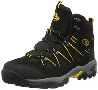 Buty trekkingowe męskie - Brütting Mount Hunter High Męskie Buty trekkingowe i turystyczne, czarny/żółty, 40 EU - miniaturka - grafika 1