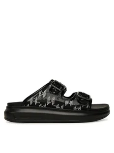 KARL LAGERFELD Klapki Kapri Slide KL62505A Czarny - Klapki i japonki damskie - miniaturka - grafika 1