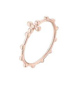 Pierścionek różaniec z różowego złota - Pierścionki - miniaturka - grafika 1