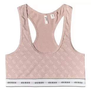 Damski biustonosz Guess Carrie Bralette - fioletowy - GUESS - Bielizna sportowa damska - miniaturka - grafika 1