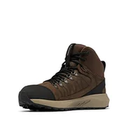 Buty trekkingowe męskie - Columbia Męskie buty trekkingowe Trailstorm Crest Mid wodoodporne, Cordovan Black, 44 EU - miniaturka - grafika 1