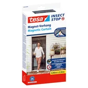 Moskitiery - Moskitiera na drzwi magnetyczna antracytowa 90x210 cm Tesa - miniaturka - grafika 1