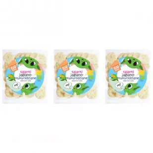 Biominki Talarki jaglano-kukurydziane Zestaw 3 x 55 g Bio - Inne przekąski suche - miniaturka - grafika 1