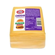 Szybkie dania obiadowe - Mlekovita Cheddar Burger 344G - miniaturka - grafika 1