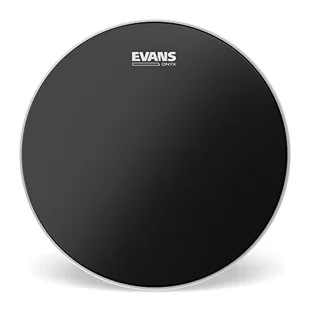 Evans B20ONX2 50,80 cm (20 cali) Tomfell dwuwarstwowy, 0,19 mm, czarny matowy - Instrumenty perkusyjne - miniaturka - grafika 1
