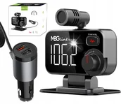 Transmitery FM - Mbg Line Transmiter FM Bluetooth 5.0 ładowarka USB QC 3.0 - miniaturka - grafika 1