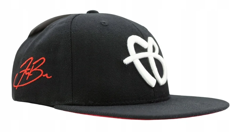 Czapka z daszkiem męska młodzieżowa Fubu 55-60cm Snapback Czarna Haft Logo