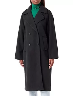Bestseller A/S Onlwembley L/S Ovsize Coat TLR Noos płaszcz damski, ciemnoszary melanż, 36 - Płaszcze damskie - miniaturka - grafika 1