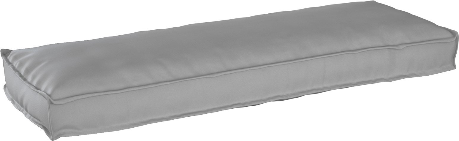 vidaXL Poduszki na paletę do ławki 2 sztuki. Kolor szary, wymiary 120 x 40 x 8 cm. Materiał Oxford. 42001699