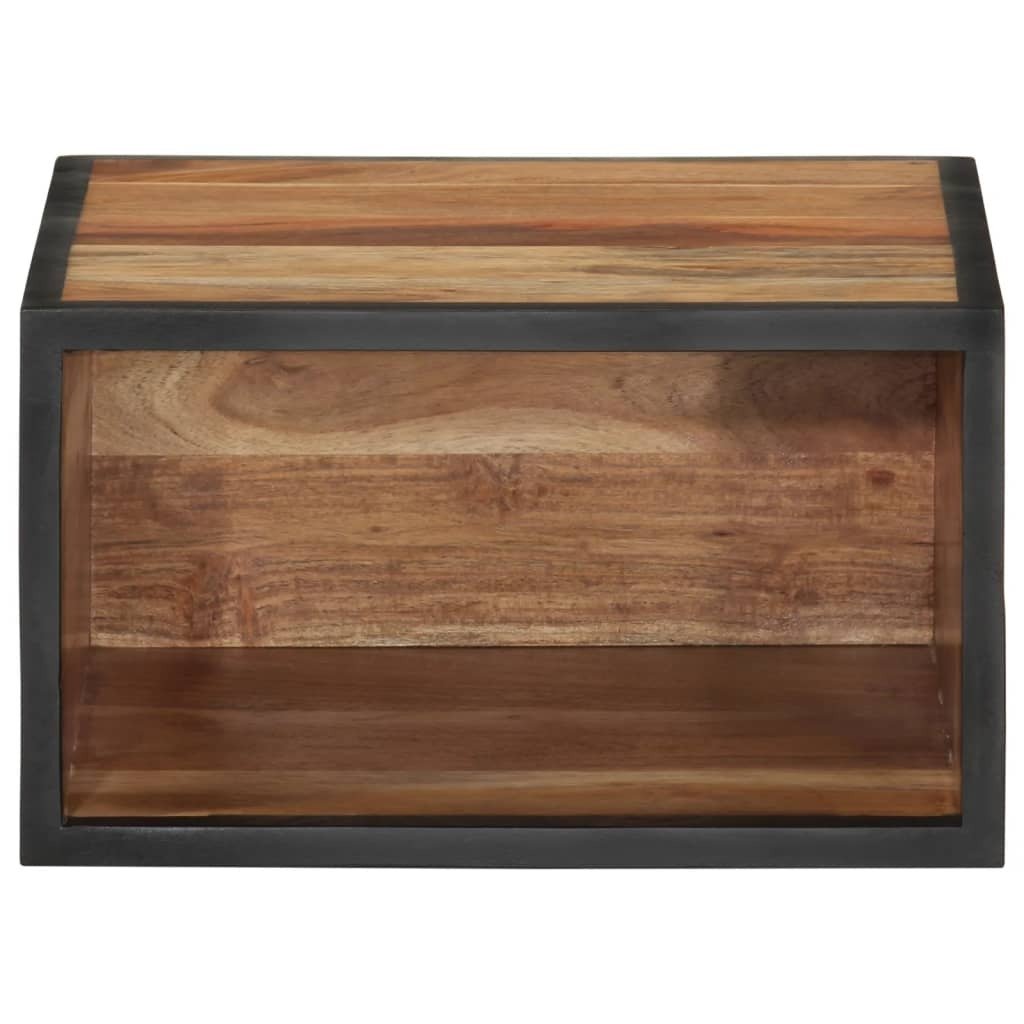 vidaXL Naścienna szafka nocna 35x35x20 cm z litego drewna akacjowego