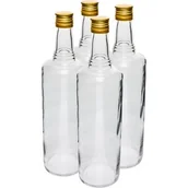 Domowy wyrób alkoholu - Butelka 1000 ml Italiano zakrętka biała 4 sztuki - miniaturka - grafika 1
