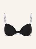 Biustonosze - Calvin Klein Biustonosz Z Fiszbinami Icon Cotton Modal schwarz - miniaturka - grafika 1