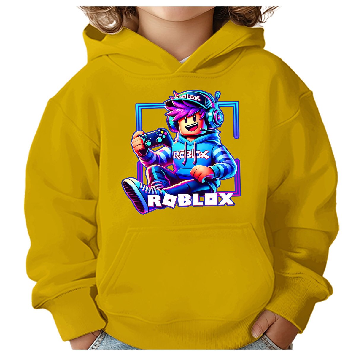 BLUZA DZIECIĘCA Z KAPTUREM ROBLOX GRACZ 146-152 DLA DZIECKA PREZENT